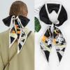 imageEXTREE Satin Scarf Mulberry Silk Printed Head Wrap Hair Band 7quotquot x 59quotquotA048