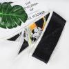 imageEXTREE Satin Scarf Mulberry Silk Printed Head Wrap Hair Band 7quotquot x 59quotquotA048