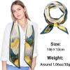 imageEXTREE Satin Scarf Mulberry Silk Printed Head Wrap Hair Band 7quotquot x 59quotquotA052