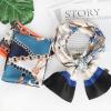 imageEXTREE Satin Scarf Mulberry Silk Printed Head Wrap Hair Band 7quotquot x 59quotquotA057