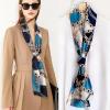 imageEXTREE Satin Scarf Mulberry Silk Printed Head Wrap Hair Band 7quotquot x 59quotquotA059