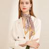 imageEXTREE Satin Scarf Mulberry Silk Printed Head Wrap Hair Band 7quotquot x 59quotquotA076