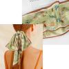 imageEXTREE Satin Scarf Mulberry Silk Printed Head Wrap Hair Band 7quotquot x 59quotquotA080