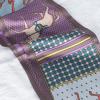 imageEXTREE Satin Scarf Mulberry Silk Printed Head Wrap Hair Band 7quotquot x 59quotquotA086
