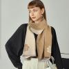 imageEXTREE Scarfs for Women Pashmina Silky Shawl Wrap for Evening Dressing Blanket Open Front Poncho CapeCamellia Khaki