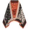 imageEXTREE Scarfs for Women Pashmina Silky Shawl Wrap for Evening Dressing Blanket Open Front Poncho CapePolka Dot Camellia Black