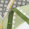 imageEXTREE Silk Feeling Scarf Medium Square Satin Head Scarf Sleeping Hair Wrapping for Women 275  275 inchesChain Checkerboard Green