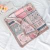 imageEXTREE Silk Feeling Scarf Medium Square Satin Head Scarf Sleeping Hair Wrapping for Women 275  275 inchesPink Pony