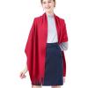 imageEXTREE Women Shawl Wrap Scarf Pashmina Wedding Christmas Birthday Gifts Idea Large Soft StoleType001red