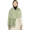 imageEXTREE Women Shawl Wrap Scarf Pashmina Wedding Christmas Birthday Gifts Idea Large Soft StoleType006greenyellow