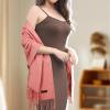 imageEXTREE Women Shawl Wrap Scarf Pashmina Wedding Christmas Birthday Gifts Idea Large Soft StoleType010