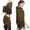 imageEXTREE Women Shawl Wrap Scarf Pashmina Wedding Christmas Birthday Gifts Idea Large Soft StoleType012