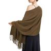 imageEXTREE Women Shawl Wrap Scarf Pashmina Wedding Christmas Birthday Gifts Idea Large Soft StoleType016