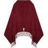 imageEXTREE Women Shawl Wrap Scarf Pashmina Wedding Christmas Birthday Gifts Idea Large Soft StoleType018claret