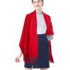 imageEXTREE Women Shawl Wrap Scarf Pashmina Wedding Christmas Birthday Gifts Idea Large Soft StoleType019red