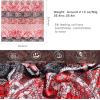 imageEXTREE Womens 35 inch Fashion Headscarf Silk Satin Scarf for Hair Wrapping at Night Bandana Square Scarf for SleepingBig Red Powder