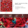 imageEXTREE Womens 35 inch Fashion Headscarf Silk Satin Scarf for Hair Wrapping at Night Bandana Square Scarf for SleepingBird Red