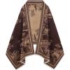 imageEXTREE Womens Scarf Pashmina Shawls and Wraps for Evening Dress Bridesmaid Wedding Bridal Winter Warm Long Large ScarvesBrown