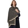 imageEXTREE Womens Scarf Wrap Soft ampamp Warm Shawl Lightweight SkinFriendly Versatile for All Seasons Holiday Gift IdeaBlack