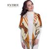 imageEXTREE Womens Travel Scarf Pashmina Shawls and Wraps Winter Warm Square Large Scarves Made of 60 Wool and 40 SilkColor01