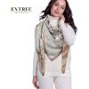 imageEXTREE Womens Travel Scarf Pashmina Shawls and Wraps Winter Warm Square Large Scarves Made of 60 Wool and 40 SilkColor03
