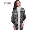 imageEXTREE Womens Travel Scarf Pashmina Shawls and Wraps Winter Warm Square Large Scarves Made of 60 Wool and 40 SilkColor05