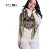 imageEXTREE Womens Travel Scarf Pashmina Shawls and Wraps Winter Warm Square Large Scarves Made of 60 Wool and 40 SilkColor06