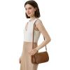 imageEXTREE crossbody Bags for WomenTrendy Shoulder Vegan Leather Handbags Satchel Purse with Adjustable Wide Vintage StrapAnbrown