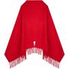 imageEXTREE Women Shawl Wrap Scarf Pashmina Wedding Christmas Birthday Gifts Idea Large Soft StoleType019red
