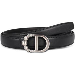 imageEXTREE Gold Buckle Belts for Women Fashion Waist Band Elegant Ladies Belt Gift for WomenIdeal for Dresses JeansClassic Brushed Silver