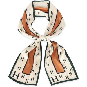 imageEXTREE Satin Scarf Mulberry Silk Printed Head Wrap Hair Band 7quotquot x 59quotquotA002