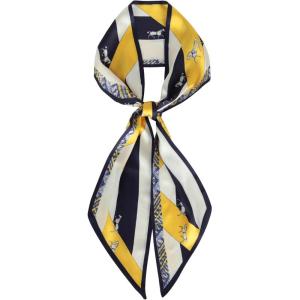 imageEXTREE Satin Scarf Mulberry Silk Printed Head Wrap Hair Band 7quotquot x 59quotquotA012