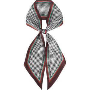 imageEXTREE Satin Scarf Mulberry Silk Printed Head Wrap Hair Band 7quotquot x 59quotquotA013