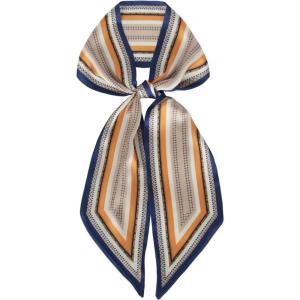 imageEXTREE Satin Scarf Mulberry Silk Printed Head Wrap Hair Band 7quotquot x 59quotquotA014