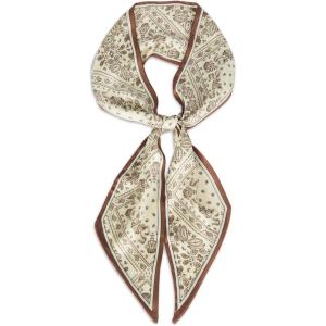 imageEXTREE Satin Scarf Mulberry Silk Printed Head Wrap Hair Band 7quotquot x 59quotquotA041