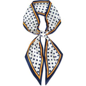 imageEXTREE Satin Scarf Mulberry Silk Printed Head Wrap Hair Band 7quotquot x 59quotquotA050