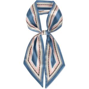 imageEXTREE Satin Scarf Mulberry Silk Printed Head Wrap Hair Band 7quotquot x 59quotquotA051