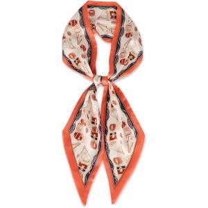 imageEXTREE Satin Scarf Mulberry Silk Printed Head Wrap Hair Band 7quotquot x 59quotquotA063