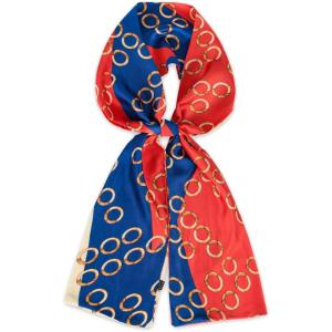 imageEXTREE Satin Scarf Mulberry Silk Printed Head Wrap Hair Band 7quotquot x 59quotquotA070