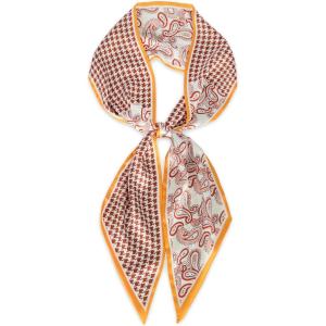 imageEXTREE Satin Scarf Mulberry Silk Printed Head Wrap Hair Band 7quotquot x 59quotquotA076