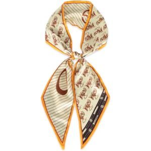 imageEXTREE Satin Scarf Mulberry Silk Printed Head Wrap Hair Band 7quotquot x 59quotquotA079