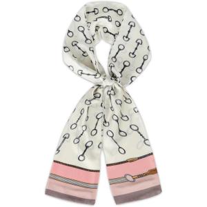 imageEXTREE Satin Scarf Mulberry Silk Printed Head Wrap Hair Band 7quotquot x 59quotquotA087