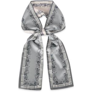 imageEXTREE Satin Scarf Mulberry Silk Printed Head Wrap Hair Band 7quotquot x 59quotquotA088