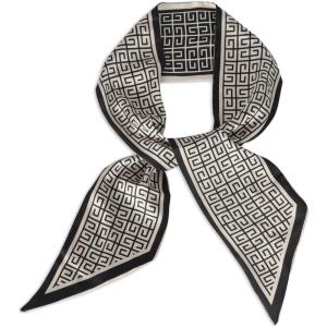 imageEXTREE Satin Scarf Mulberry Silk Printed Head Wrap Hair Band 7quotquot x 59quotquotA090