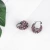 imageEXTREE Rhinestone Valentines Day Earrings for womenEmerald Ruby Gold Silver Design EarringsA016