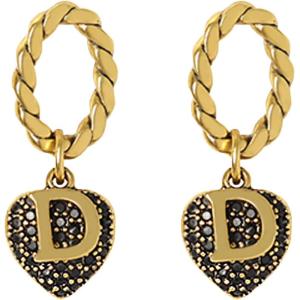 imageEXTREE Rhinestone Valentines Day Earrings for womenEmerald Ruby Gold Silver Design EarringsA032