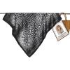 imageEXTREE Womens 35 inch Fashion Headscarf Silk Satin Scarf for Hair Wrapping at Night Bandana Square Scarf for SleepingLeopard Black