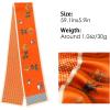 imageEXTREE Satin Scarf 100 Mulberry Silk Printed Head Wrap Hair Band 59quotquot x 57quotquotOrange Polka Dot Carriage
