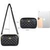 imageEXTREE Quilted Crossbody Bag Trendy Design Shoulder PurseB002dark Night