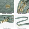 imageEXTREE Quilted Crossbody Bag Trendy Design Shoulder PurseB003jade Green